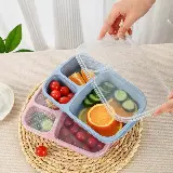 Tempat Makanan Kotak Bekal Plastik Lunch Box Bento Korea Microwavable — 3