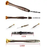 Obeng Hp 1 Set Handphone Lengkap Bintang 5 Segi Enam 25in1 — 1