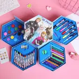 Crayon Set Menggambar Melukis Karakter 4 in 1 Isi 46pcs — 2