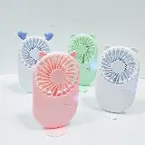 Kipas Angin Portable 2 IN 1 Cute Pocket Mini Fan USB 3 Kecepatan — 2