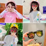 Kacamata Anak Fashion Hitam Kece Kekinian Bulat Sunglasses Black Kids — 4