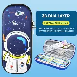 Kotak Pensil 3d Timbul Karakter Astronout / Tempat Alat Tulis — 4