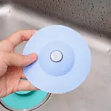 Saringan Wastafel Cuci Piring Cuci Tangan Penutup Saluran Kamar Mandi — 3