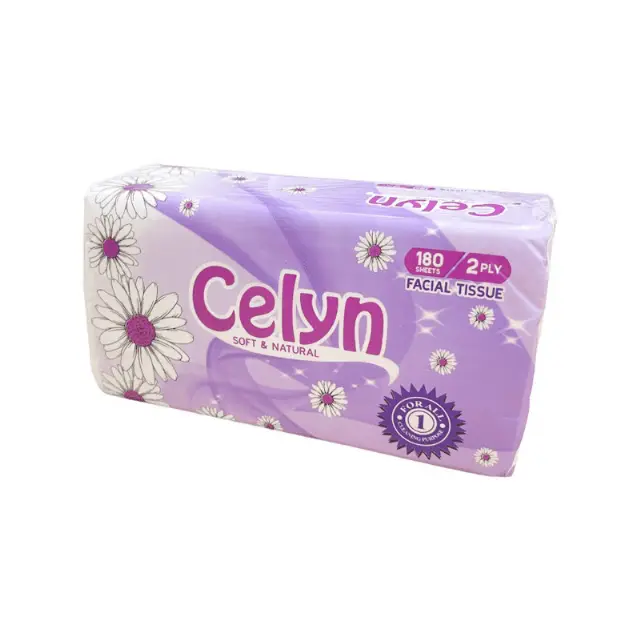 Tisu Muka Wajah Pembersih Serbaguna 2PLY Serat Alami Dan Lembut