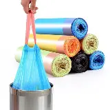 Plastik Sampah Roll Gulung Dengan Tali 45x50cm Isi 15 Lembar - Random — 1