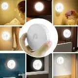 Lampu Tidur Led Kecil Sensor Gerak Otomatis On Off 8 Led — 3