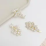 Jepitan Rambut Model Mutiara Crystal Korea Hair Clip — 4