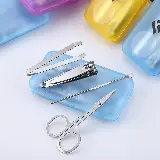 Set Gunting Kuku Lengkap alat Manicure dan Pedicure Stainless 4in1 — 4