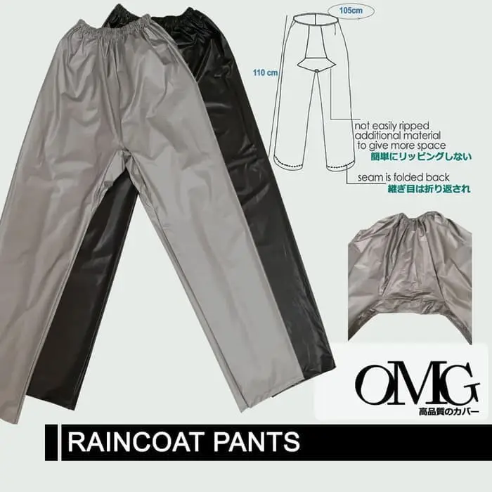 Celana Jas Hujan Karet WaterProof Raincoat Pants Anti Air Lentur