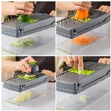 Alat Pengiris Potong Buah Sayur Garnish 14 In 1 Serbaguna — 4