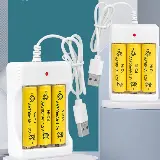 Charger Casan Isi Ulang Battery Baterai AA AAA 3 Slot Kabel Usb — 6