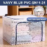 Kotak Penyimpanan Lipat Serbaguna Mainan dan Pakaian Double Zipper — 2