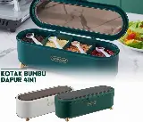 Rak Tempat Bumbu Dapur Serbaguna dengan Sendok Mini 4IN1 — 8