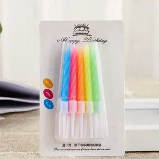 Lilin Ulang Tahun Metalik Birthday Candle Party 10 Pcs