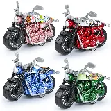 Mainan Motor Harley Untuk Anak Laki-laki Dengan Motif Metallic — 2