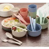 Alat Makan Dan Minum Piring Mangkok Sendok Cangkir Sumpit Korea 6 In 1 — 9