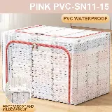 Kotak Penyimpanan Lipat Serbaguna Mainan dan Pakaian Double Zipper — 5