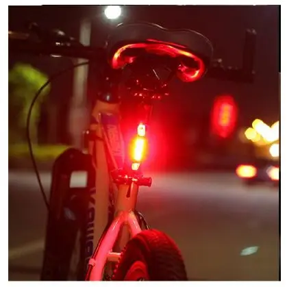 Lampu Belakang LED pada Sepeda dengan Charger USB dan Waterproof