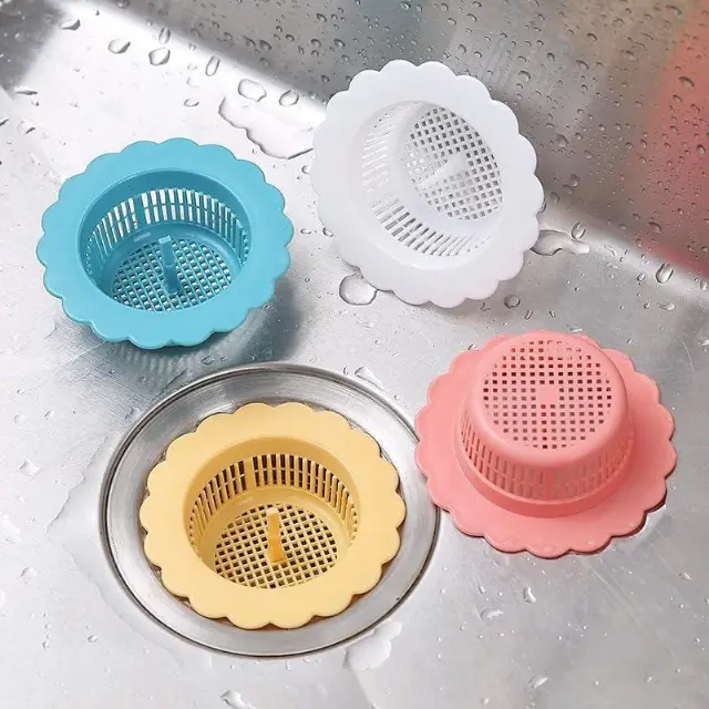 Saringan Wastafel Cuci Piring / Saringan Wastafel Plastik Bentuk Bunga