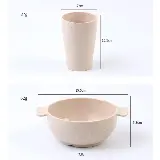 Peralatan Makan Set Piring 5 Sekat Diet Korea Warna Anti Pecah — 9
