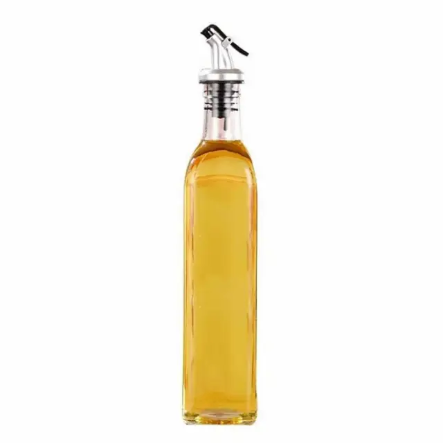 Botol Sirup Minyak Goreng Cuka Kecap Kaca 500ml Dengan Penutup Botol