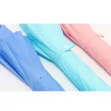 Payung Cantik Bening Transparan Polos Korea Jepang Style Warna Warni — 7