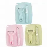 Satu Set Pisau Dapur / Pisau Satu Set Peeler Talenan — 4