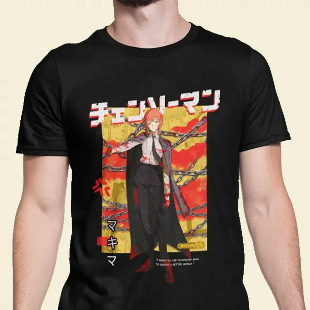 Kaos Anime Chainsaw Man: Bawa Keunikan Makima Dalam Bentukmu