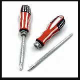 Obeng Min Plus Bolak Balik 4 Inch Gagang Karet Amerika — 1