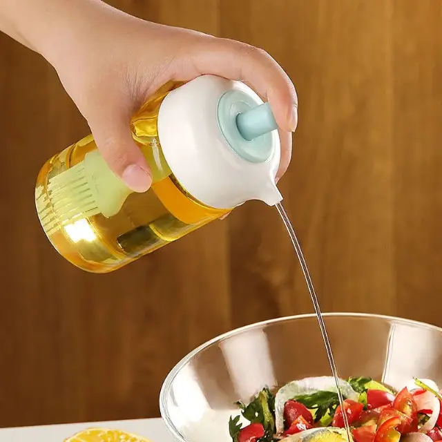Botol Minyak Goreng Dengan Kuas Multiguna 2in1 Praktis 230ml