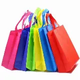 Tas Kantong Kain Jinjing Spunbond Handle Goodie Tote Bag polos — 1