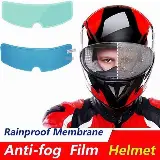 Stiker Pelindung Pelapis Kaca Helm Anti Air Fog Embun — 5