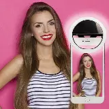 Lampu Buat Selfie Led Ring Light Kecil Untuk Hp Handphone Aksesories — 4