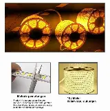 Lampu Strip LED 5050 SMD Waterproof Lampu Strip 1 Meter — 4