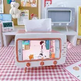 Tempat Kotak Tisu Tissue Box Model Tv Stand Dengan Holder Hp — 6
