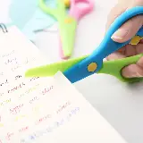 Gunting Kertas Anak - Anak Aman untuk Peralatan Sekolah — 4