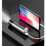 Senter LED Mini USB Rechargeable dengan Powerbank 1200mAh — 1