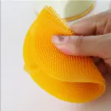 Spons Silikon Alat Cuci Piring Karet Bulat Serbaguna Anti Kuman — 5