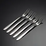 Garpu Buah Dessert Stainless Steel unik — 4
