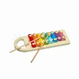 Mainan Kayu Edukasi Anak Puzzle 3D Shape Geometri Xylophone — 4
