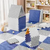 Matras Evamat Puzzle Alas Lantai Lembut Bermain Anak Anti Slip — 3