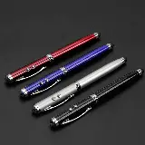 Stylus Pen 5 In 1 Pulpen Ballpoint Touchscreen Dengan Red Laser Senter — 2