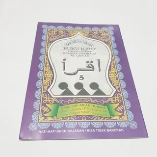 Buku IQRA Belajar Mengaji Anak Ukuran Besar dan Kecil