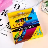 Art Set Pensil Crayon Set Gambar Anak Isi 24 Warna Non Toxic — 2