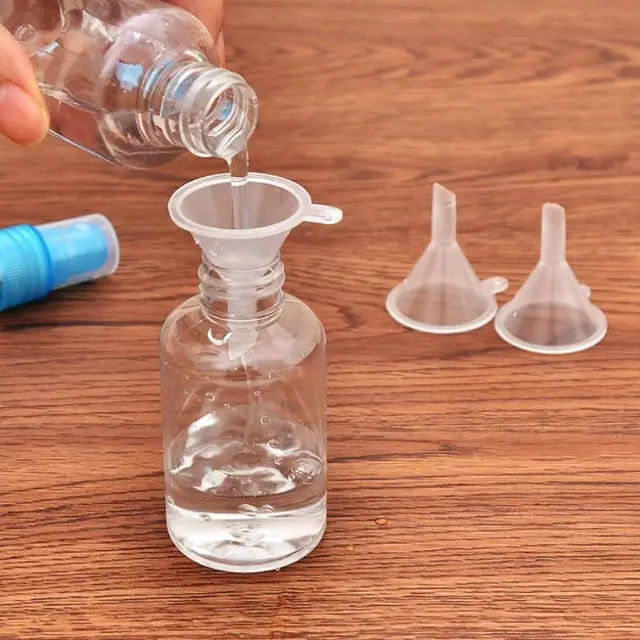 Corong Mini Plastik Transparan Praktis dan Mudah Digunakan