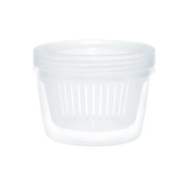 Toples Bulat Tirisan Bawang Sayur Transparan Wadah Serbaguna Dapur