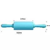 Alat Penggiling Rolling Pin Plastik Adonan Roti Praktis Multifungsi — 3