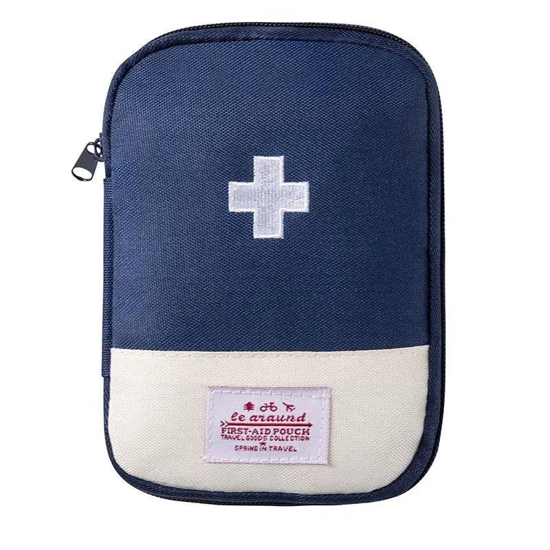 Tas P3K Mini Tempat Kotak Obat Organizer Bentuk Persegi