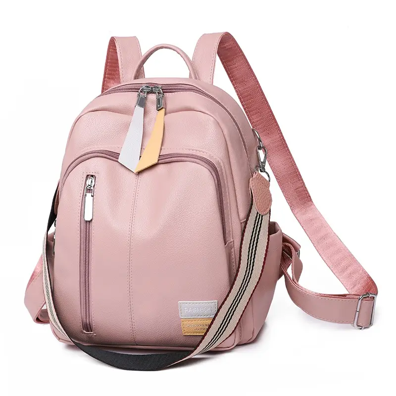 Tas Ransel Wanita Kulit Korea Kekinian Import Tali Slempang 2in1