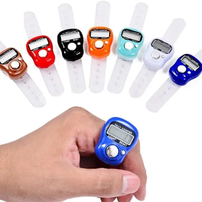 Tasbih Elektrik Tasbih Digital Mini Finger Counter Penghitung Digital